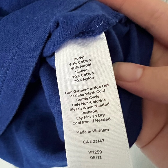 Talbots | blue blouse - LP - Picture 4 of 5